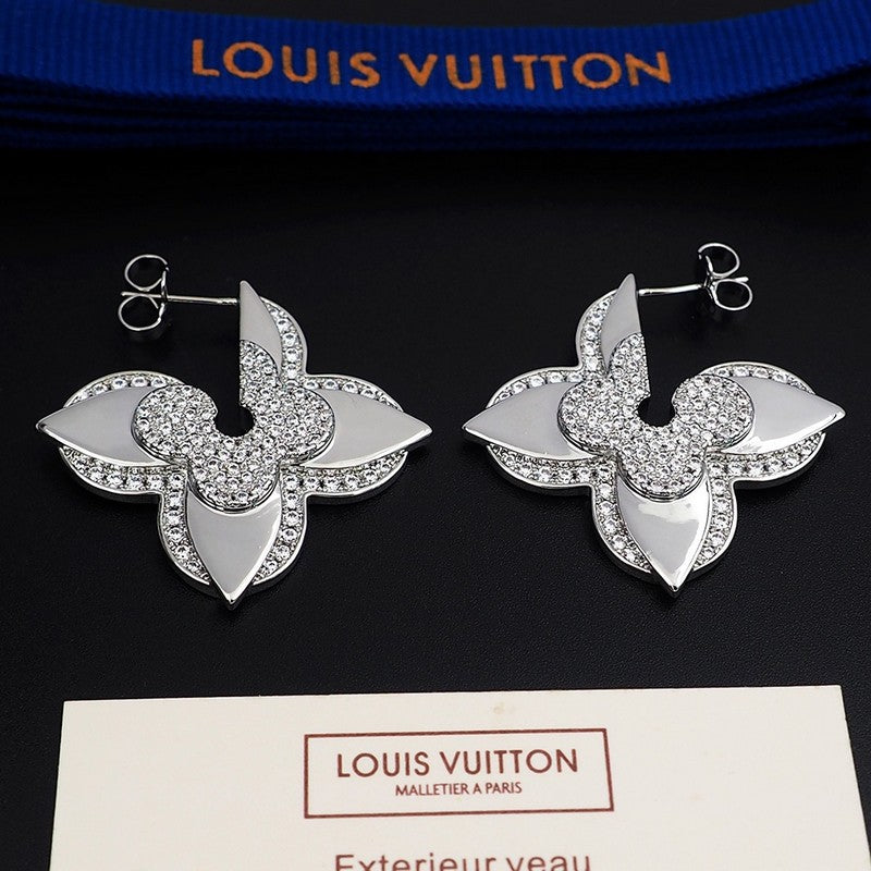 18K Louis Vuitton Medaillon Earrings