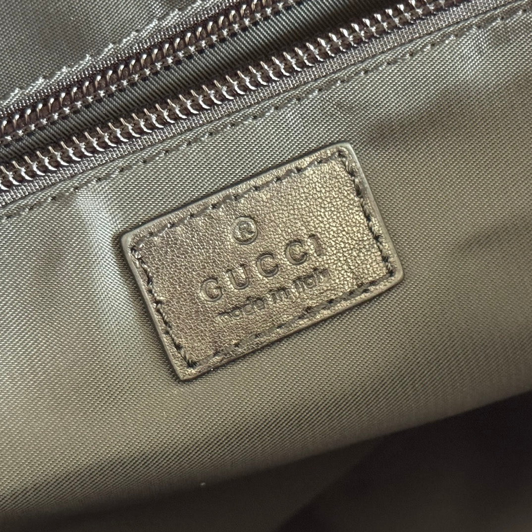 GUCCI NEXUS SMALL CROSSBODY BAG 37 IN BLACK NYLON